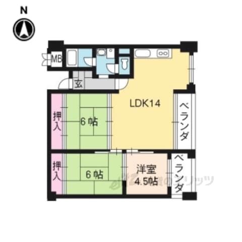Preview floorplan of 🌷TC - Nakagawa Sixth Corp