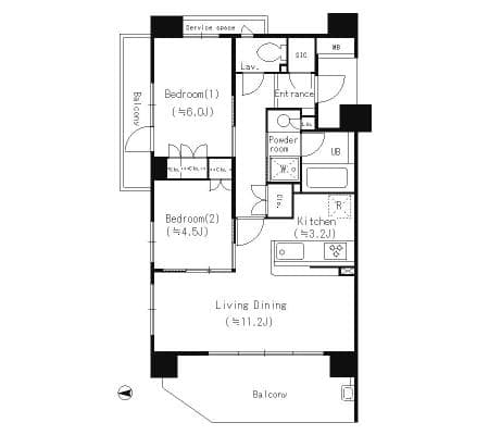 Preview floorplan of Park Axis Ofuna