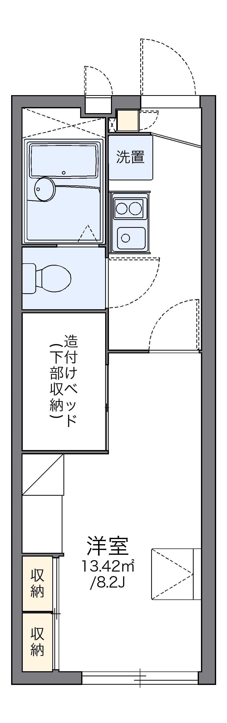 Preview floorplan of leopalace No Side Hirata