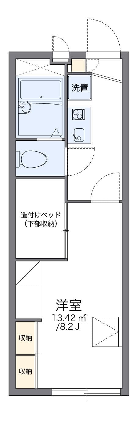 Preview floorplan of leopalace Universe Kashihara