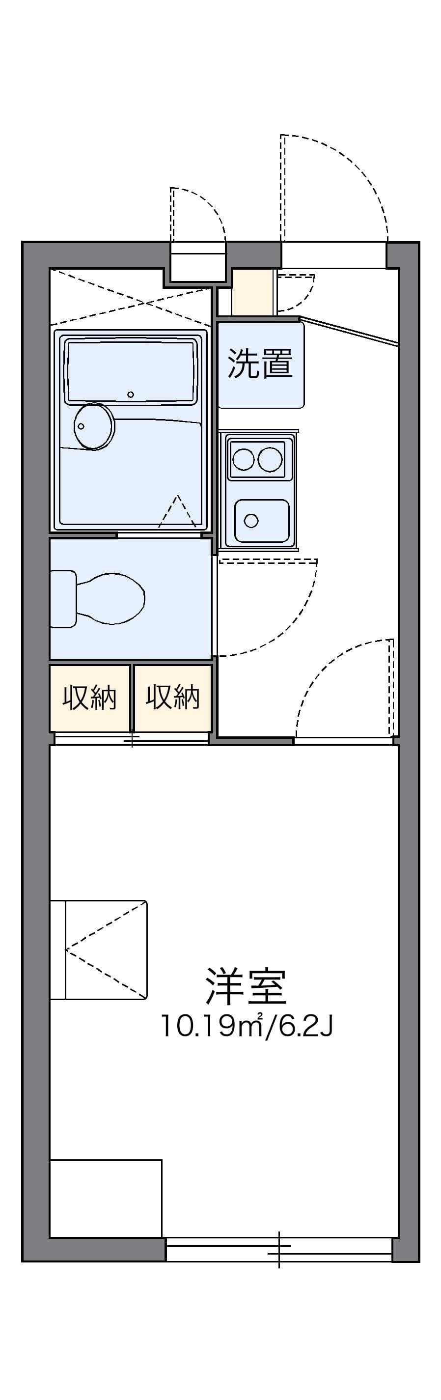 Preview floorplan of leopalace Kibou no Oka