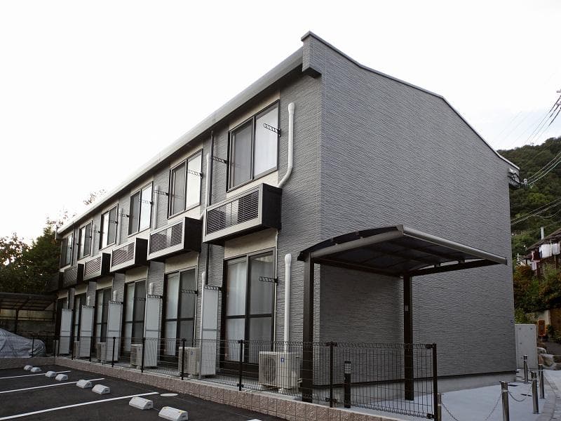 Main exterior of leopalace Aqua Blue Aotani