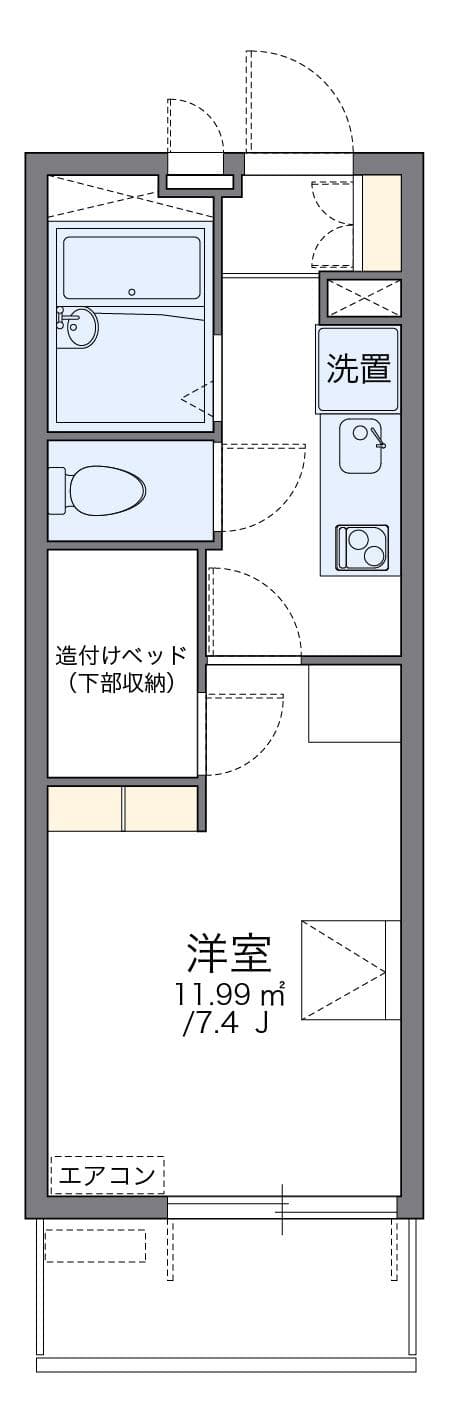 Preview floorplan of leopalace Villa Kairaku