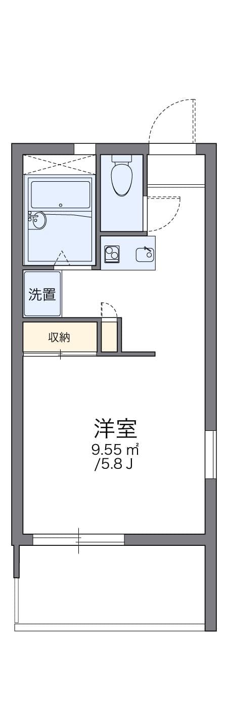 Preview floorplan of leopalace Villeneuve