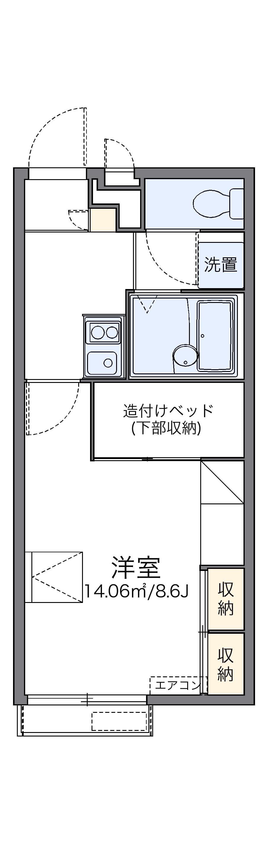 Preview floorplan of leopalace Hana