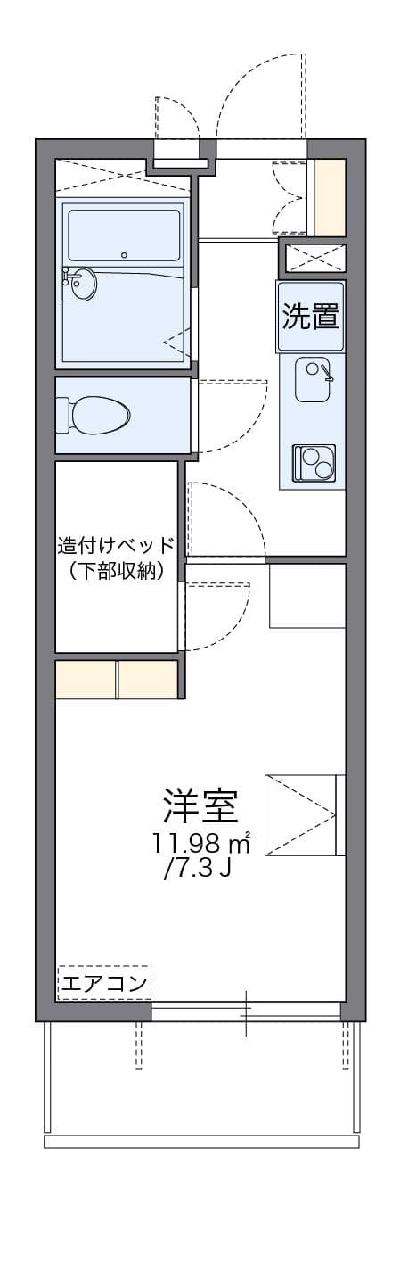 Preview floorplan of leopalace Hakata Eki Higashi Onoda Bill