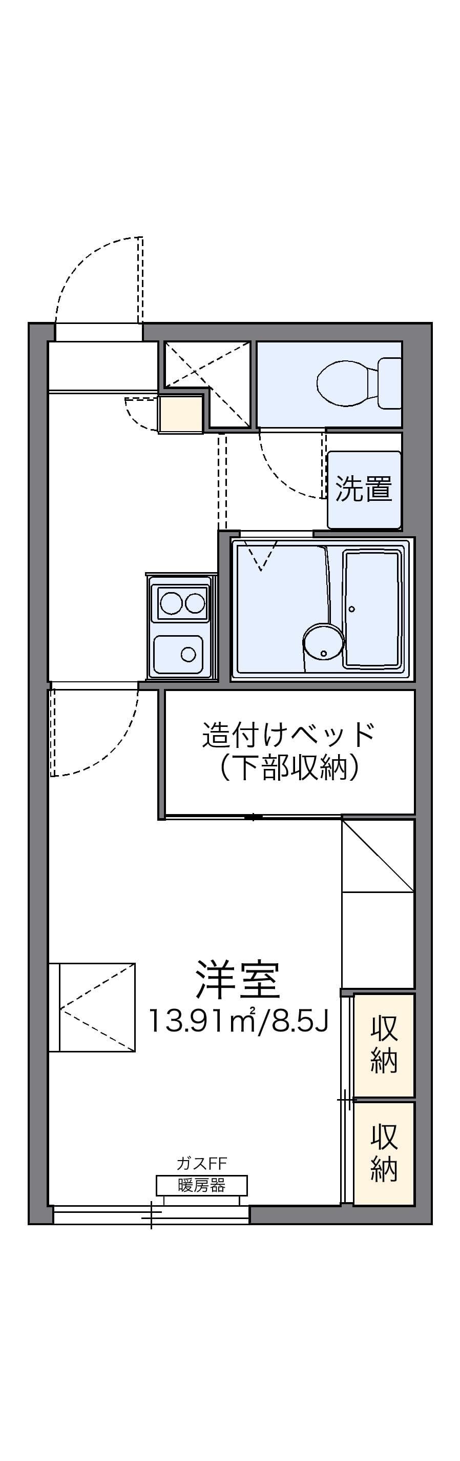 Preview floorplan of leopalace M&T Azabucho