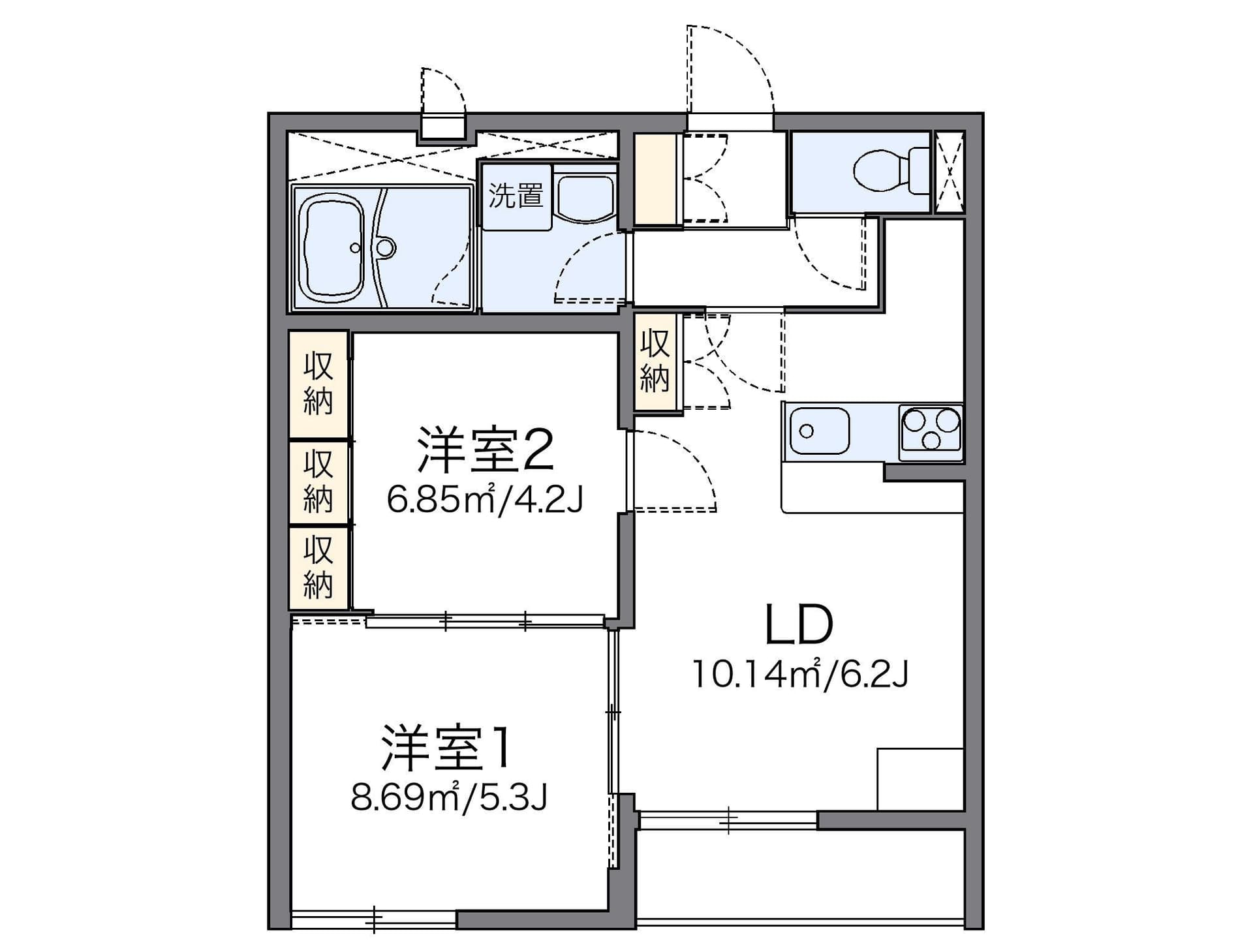 Preview floorplan of leopalace Potato House II