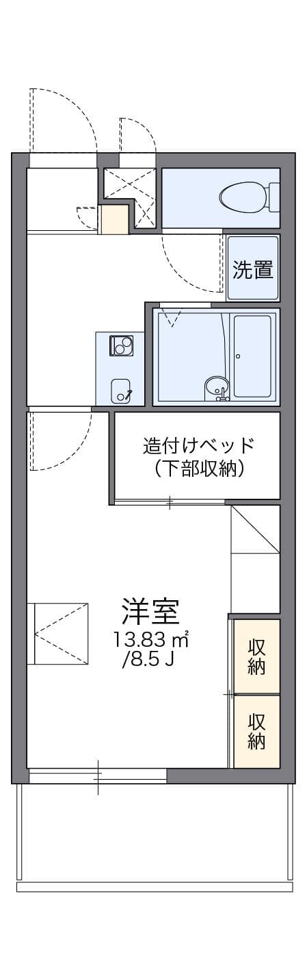 Preview floorplan of leopalace Gusukuma