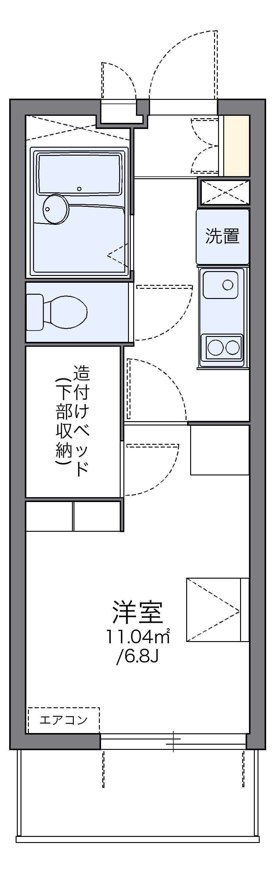 Preview floorplan of leopalace Maeda