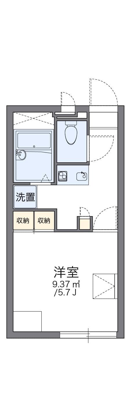 Preview floorplan of leopalace Zushi TWIN－α