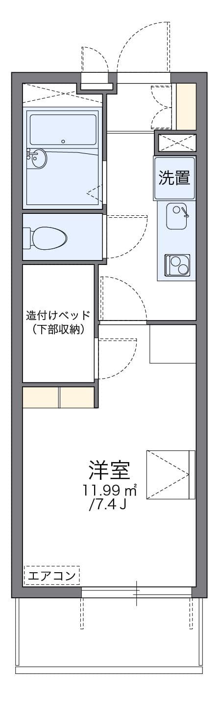 Preview floorplan of leopalace Meinan