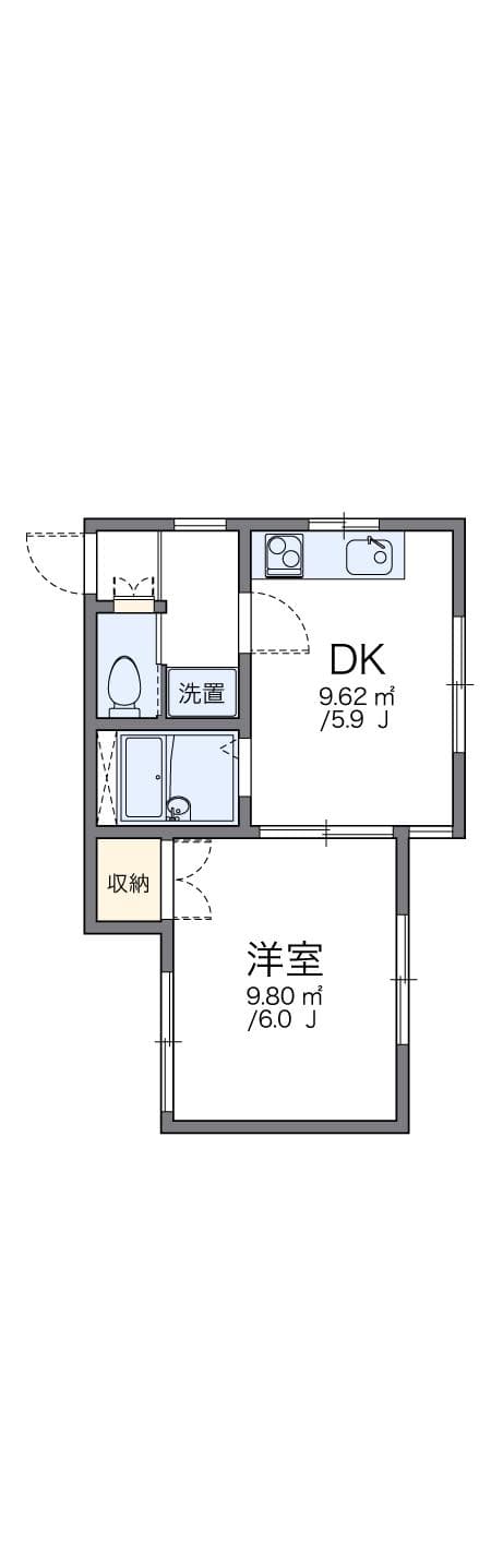 Preview floorplan of leopalace Kamiooka Dai12