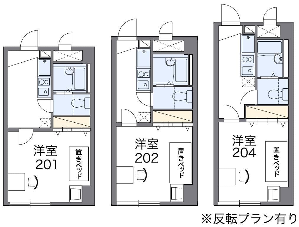 Preview floorplan of leopalace Hieda