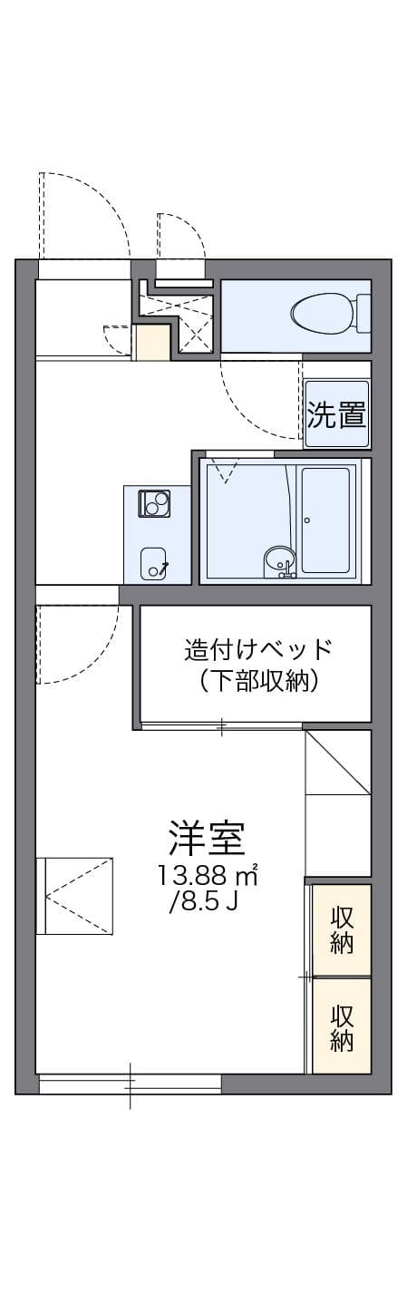 Preview floorplan of leopalace WAKATSUKI