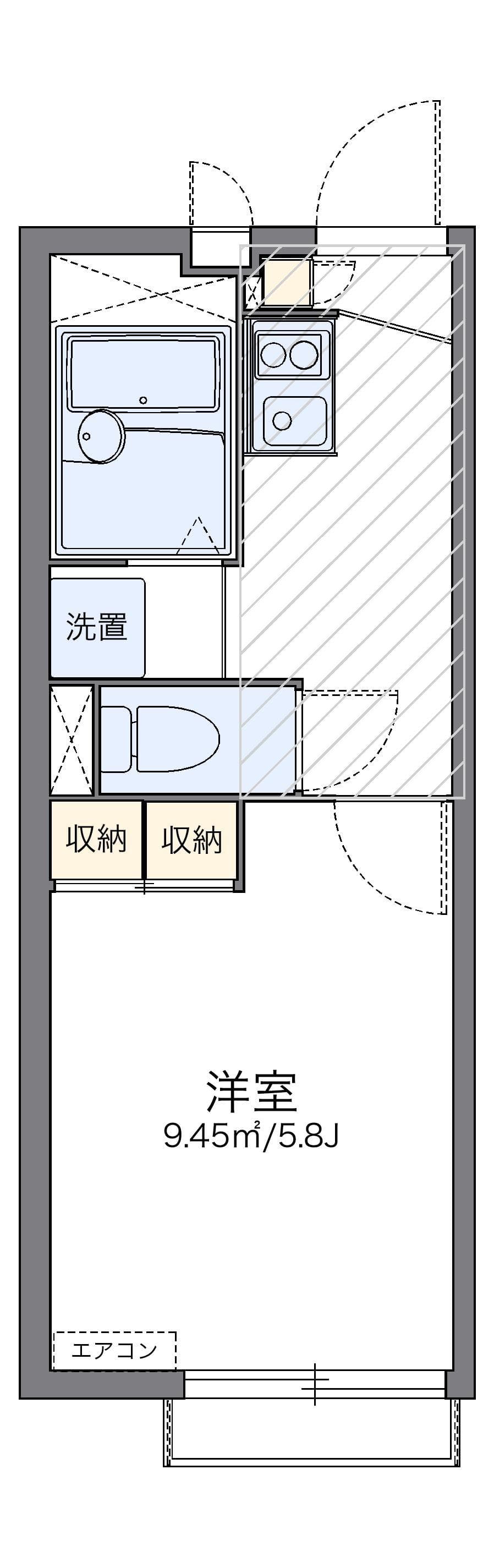 Preview floorplan of leopalace Kowa 21