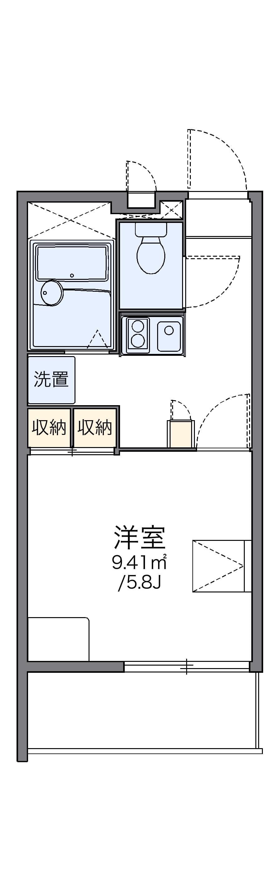 Preview floorplan of leopalace Melody Bell Ino II