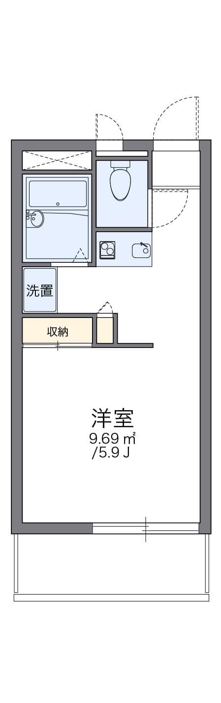 Preview floorplan of leopalace Claire