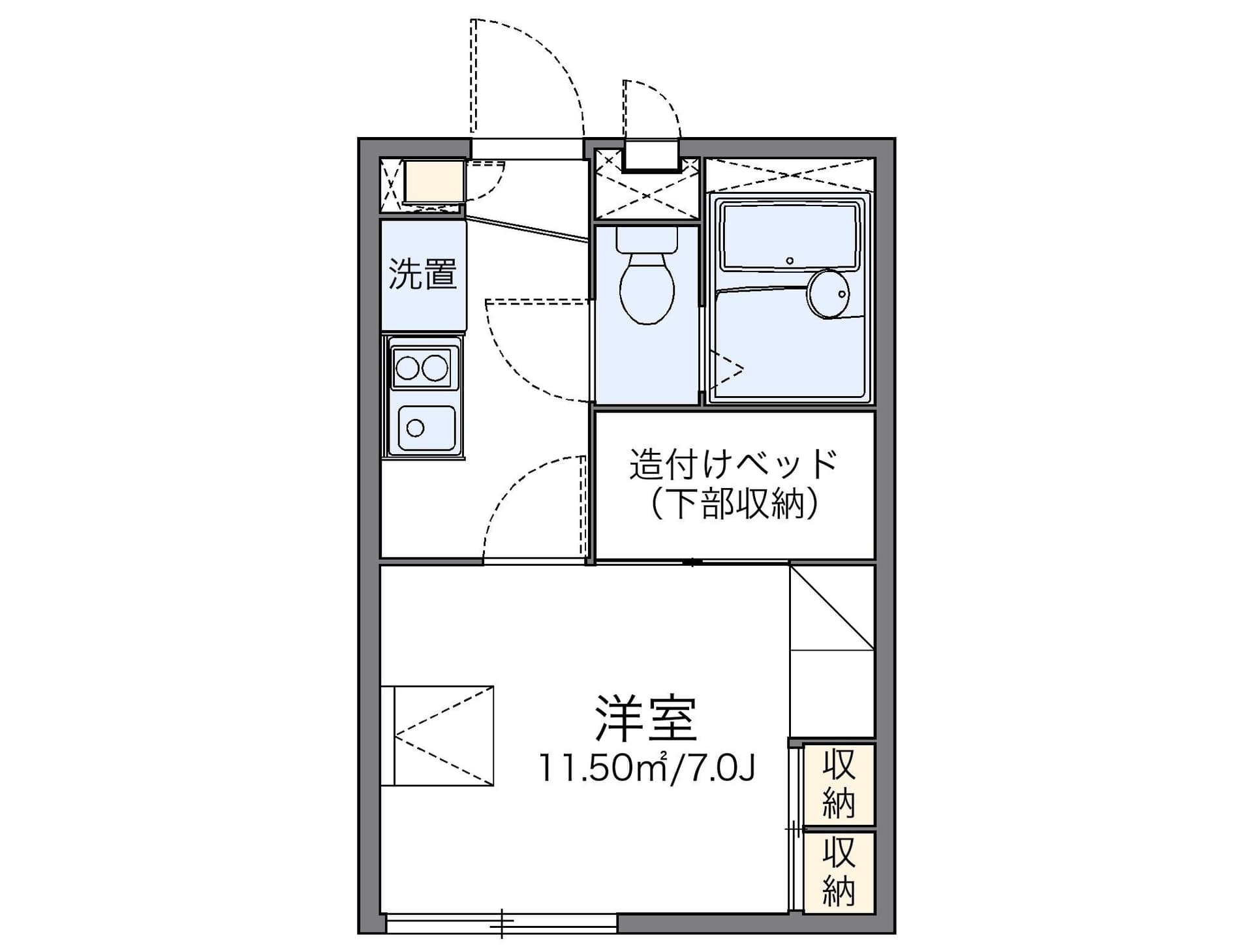 Preview floorplan of leopalace Shinwa