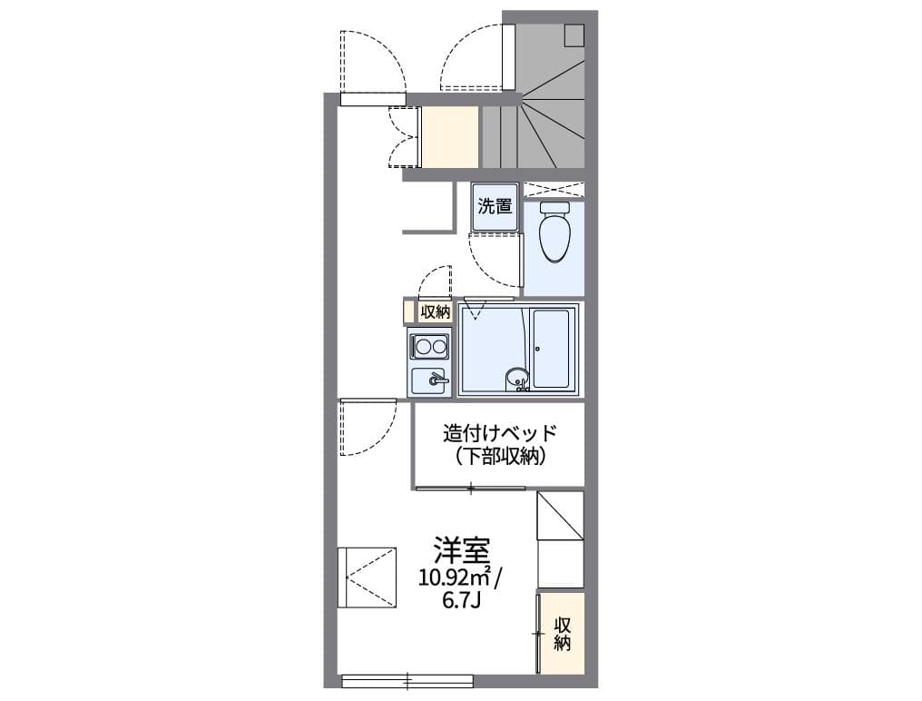 Preview floorplan of leopalace Tsuruha