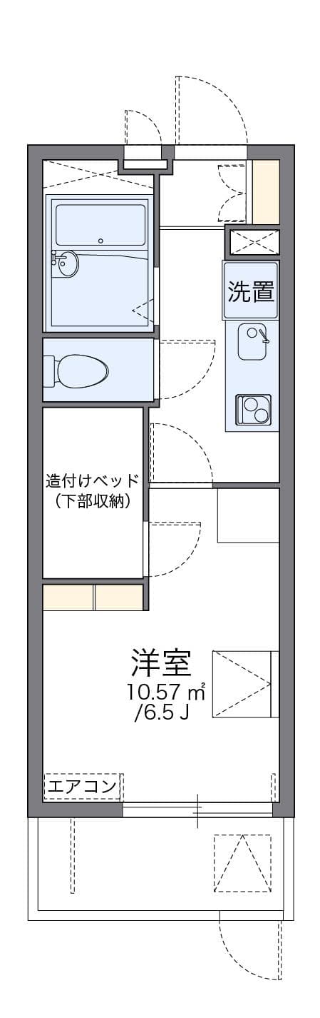 Preview floorplan of leopalace Town Court Showacho