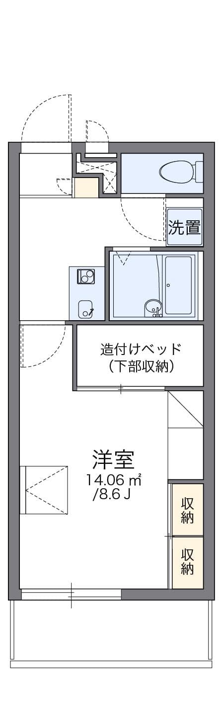 Preview floorplan of leopalace Ota Hachiman