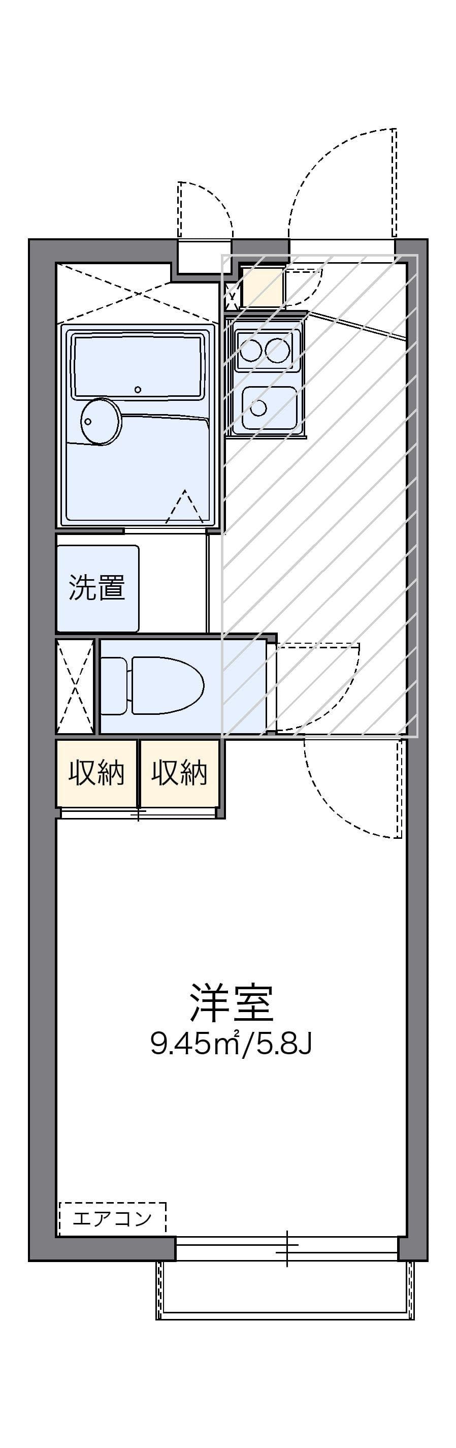 Preview floorplan of leopalace Suwa yanagi