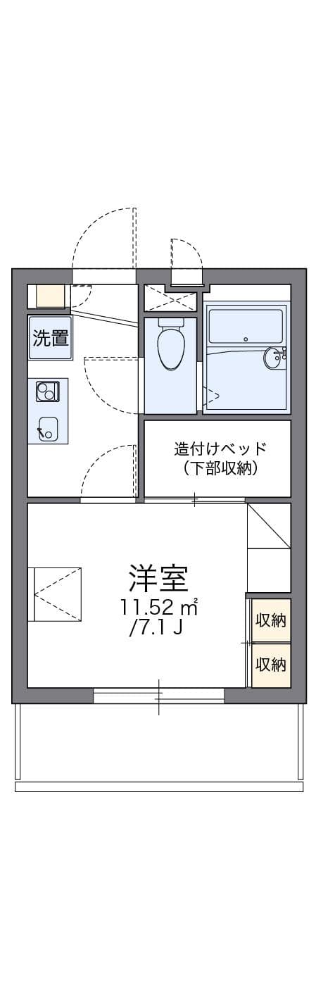 Preview floorplan of leopalace Saiwai