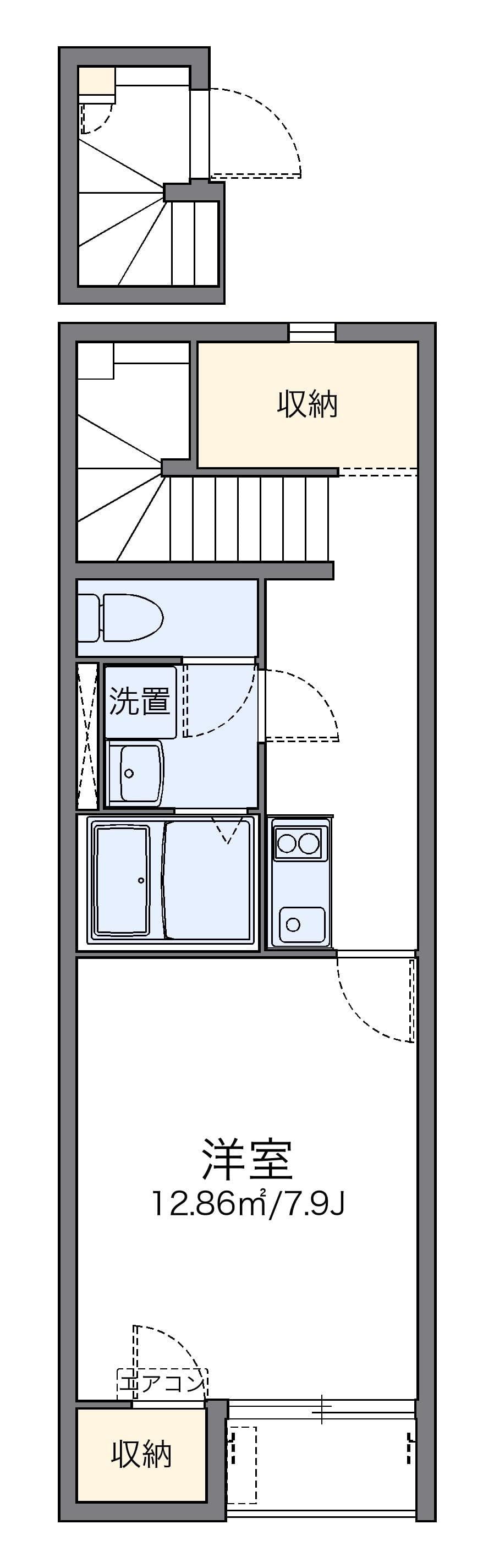 Preview floorplan of LEONEXT Rokko Shinohara