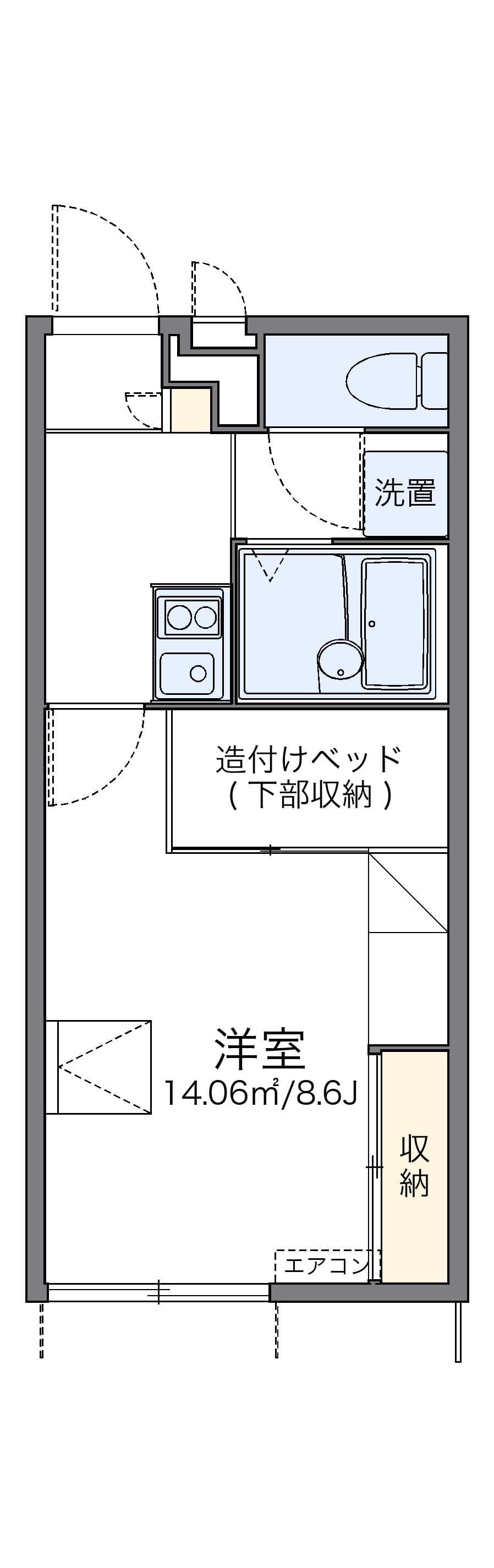 Preview floorplan of leopalace Tail the West