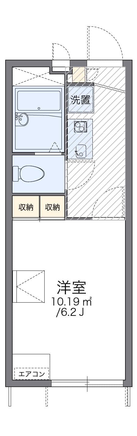 Preview floorplan of leopalace Sirius Machida