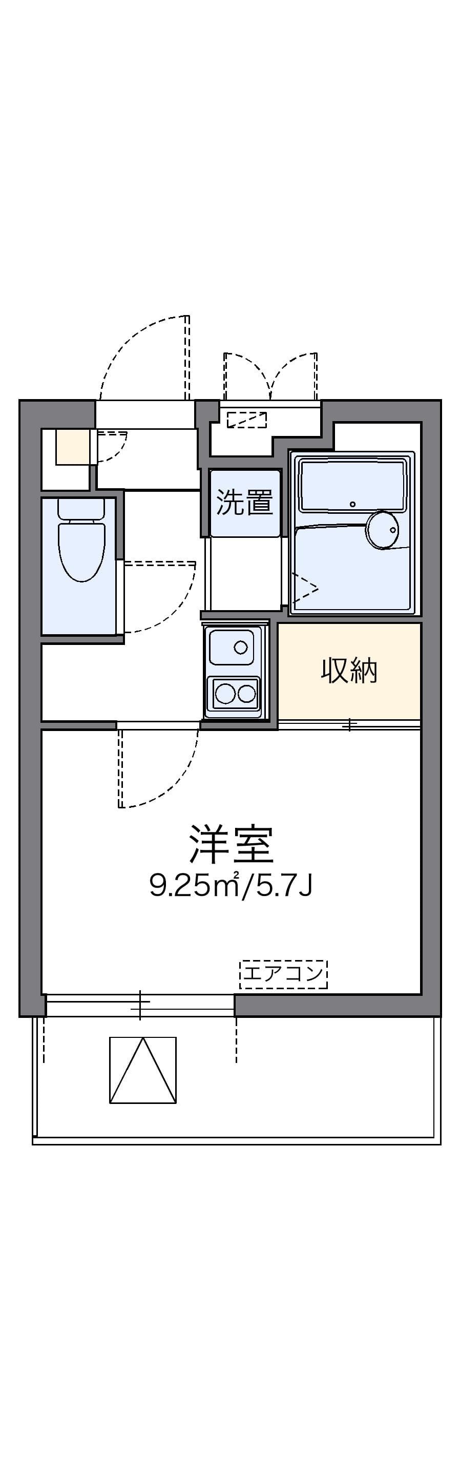 Preview floorplan of leopalace Comptoir Mikageishimachi