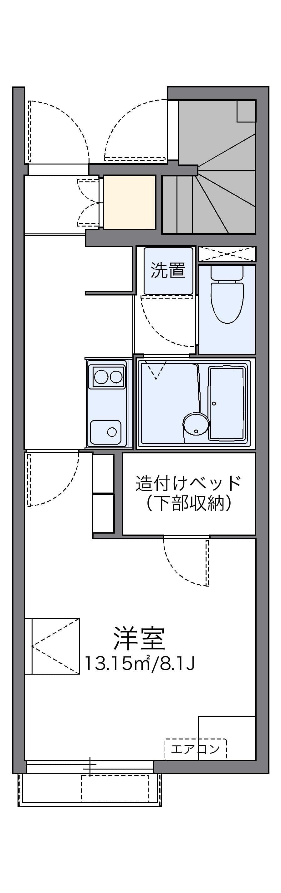 Preview floorplan of LEONEXT Calm Hyogo