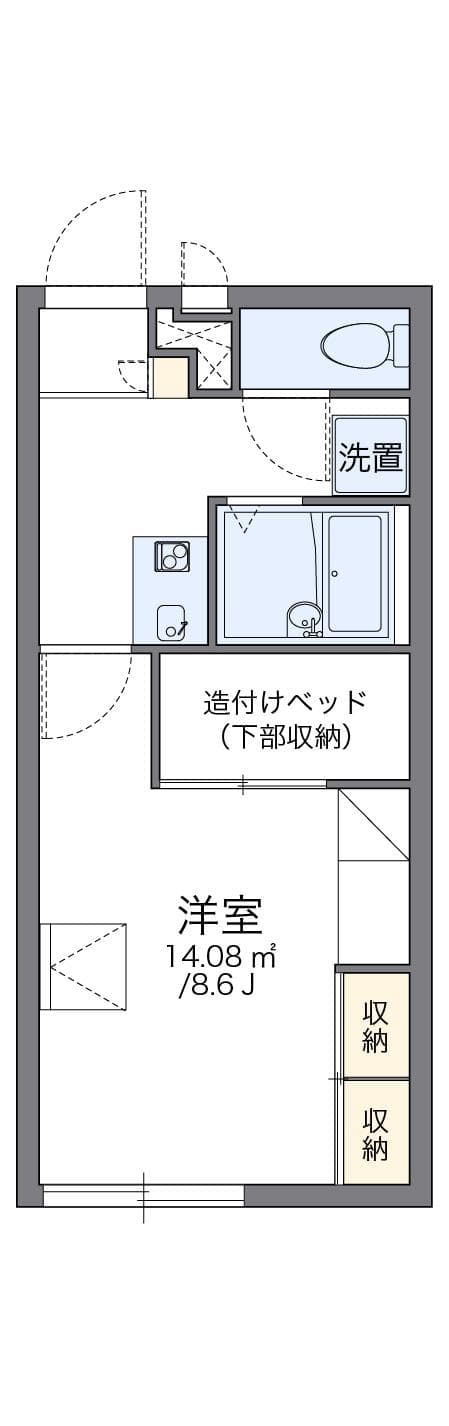 Preview floorplan of leopalace Fuda no Tsuji
