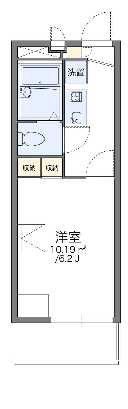 Preview floorplan of leopalace Azure Kami Higashi