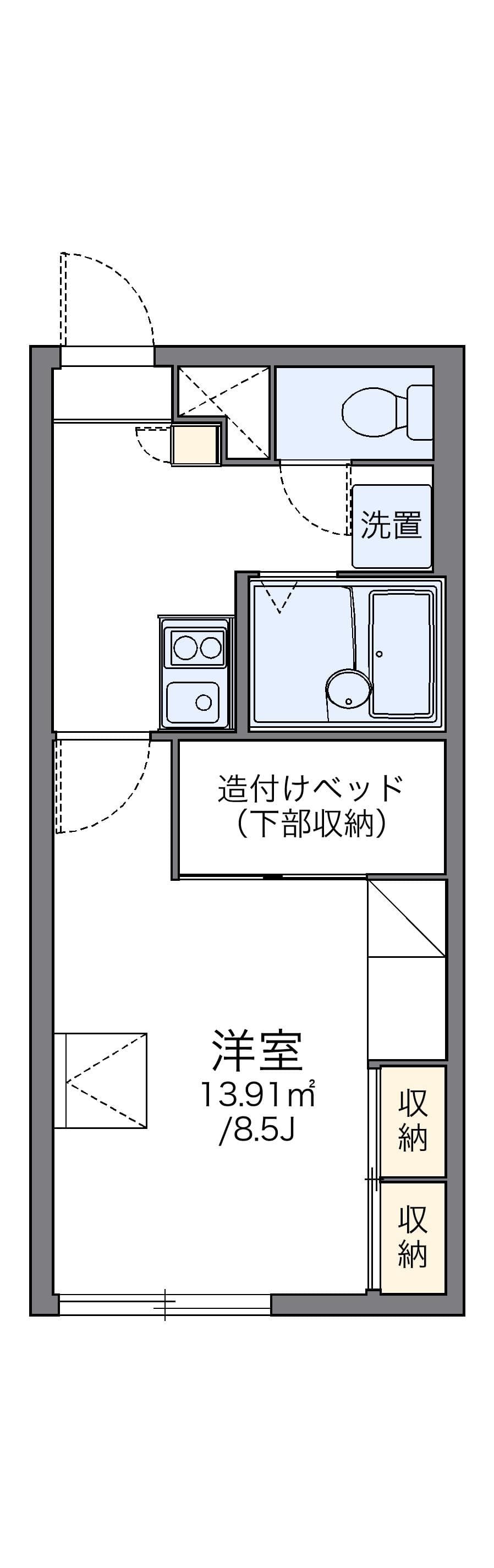 Preview floorplan of leopalace Harvest Court Miyama