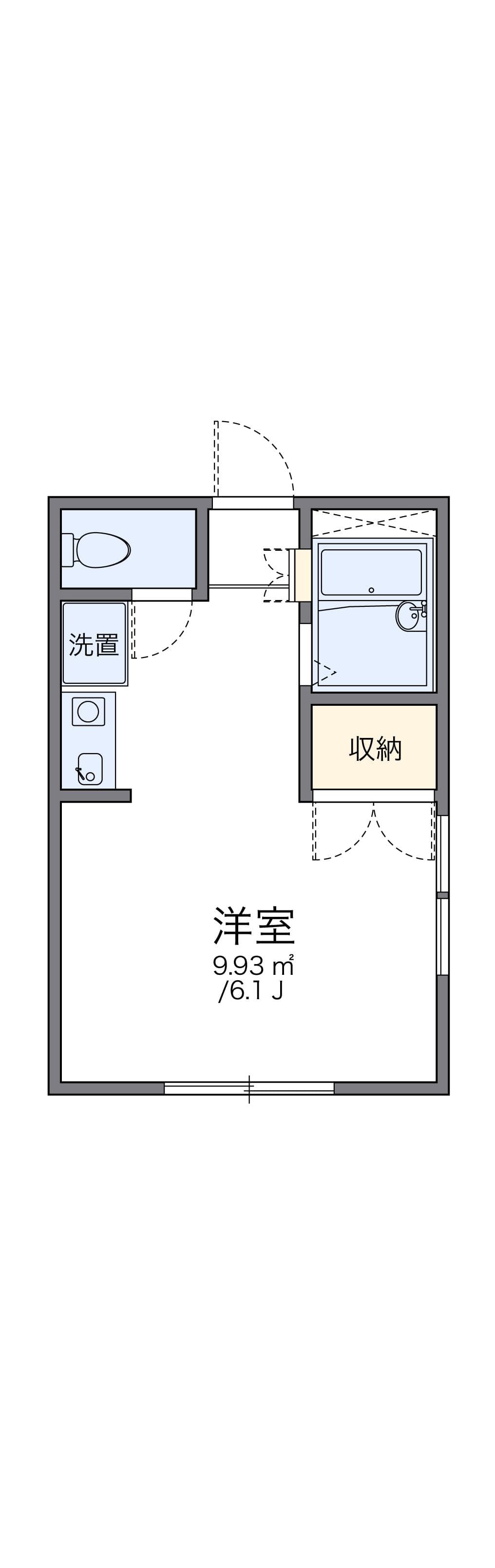 Preview floorplan of leopalace Nishimukou