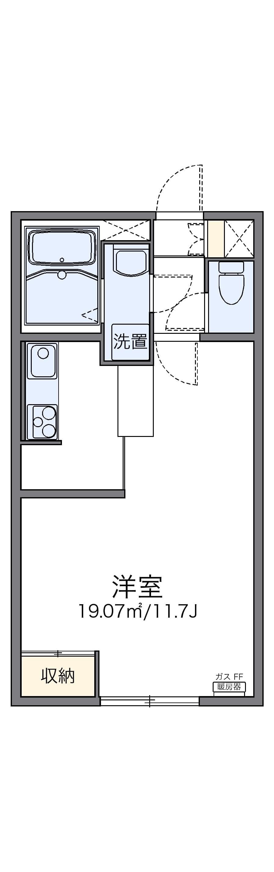 Preview floorplan of LEONEXT Aikoku Nishi