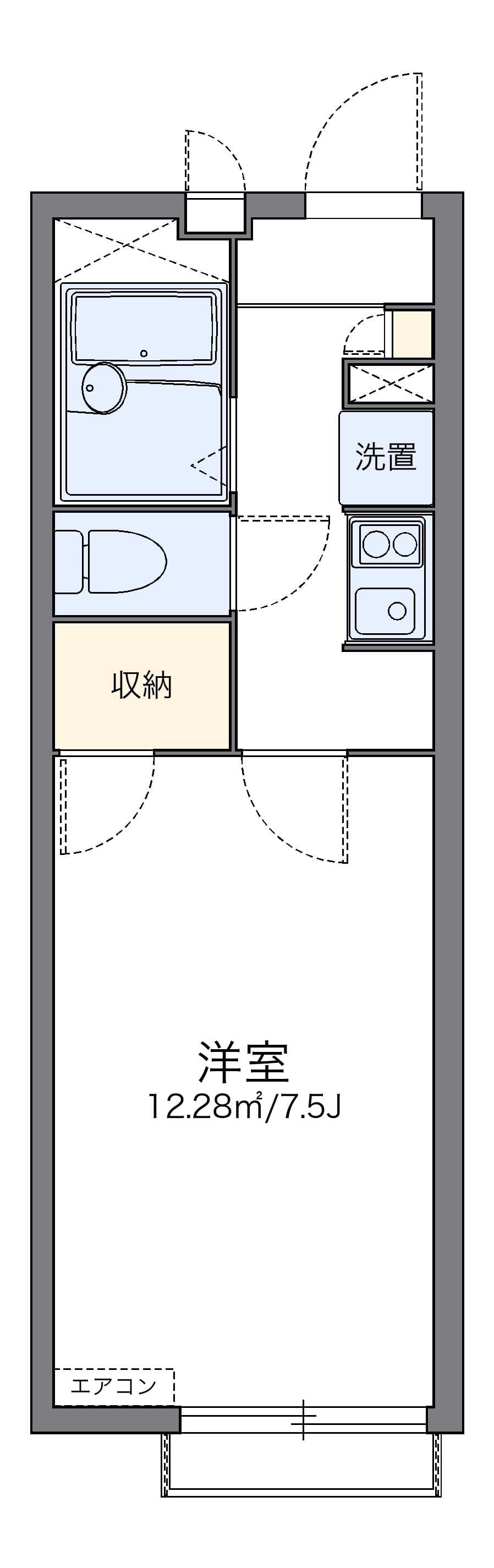 Preview floorplan of leopalace Miyako A