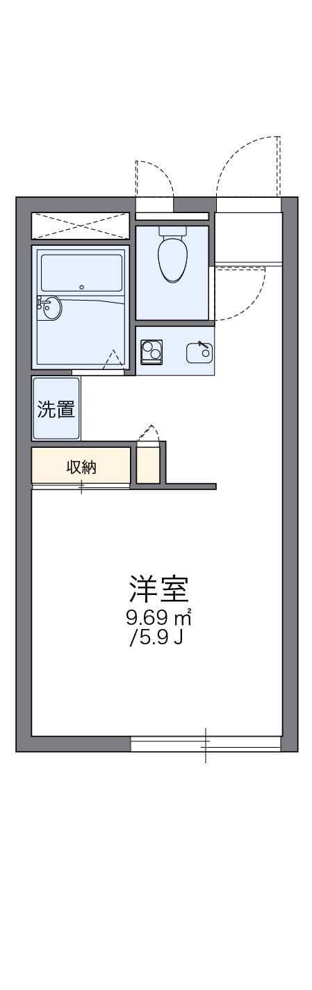 Preview floorplan of leopalace Yoshino