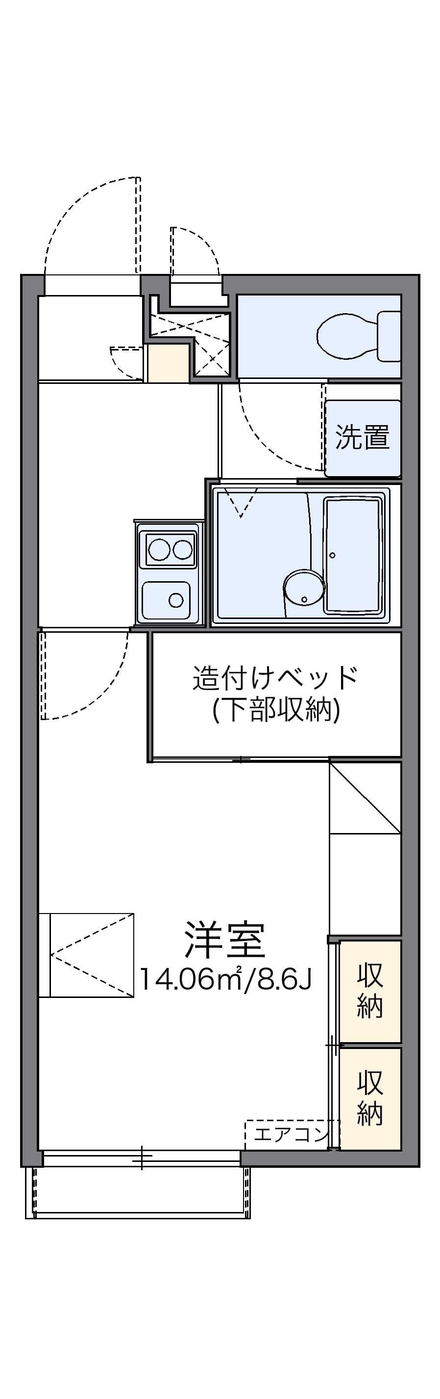 Preview floorplan of leopalace Melon Vivre