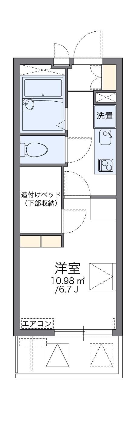 Preview floorplan of leopalace Prior Higashiyama III