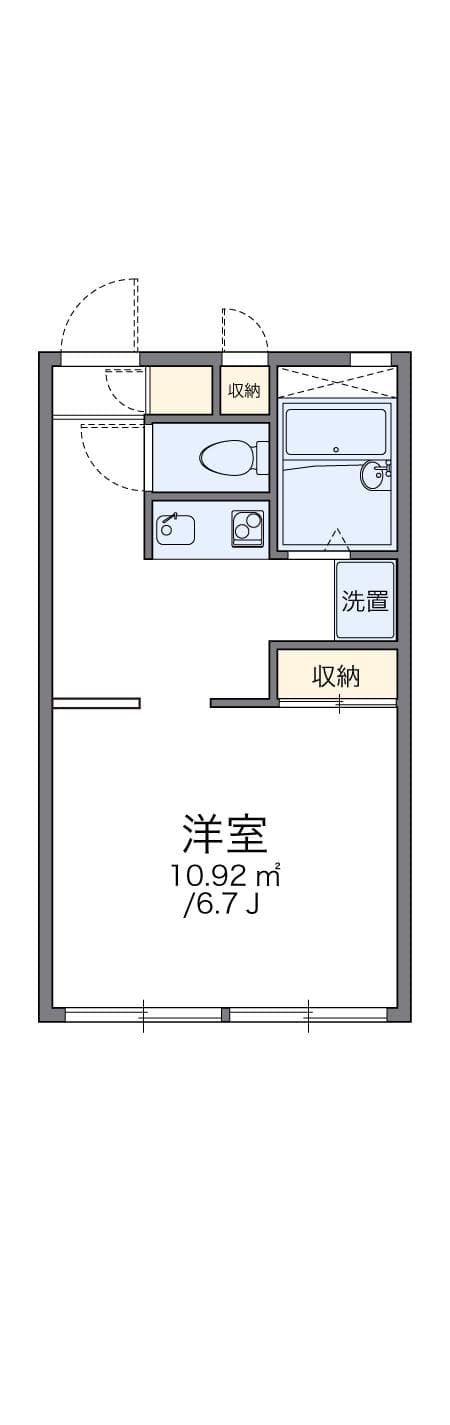 Preview floorplan of leopalace Nakayasuba