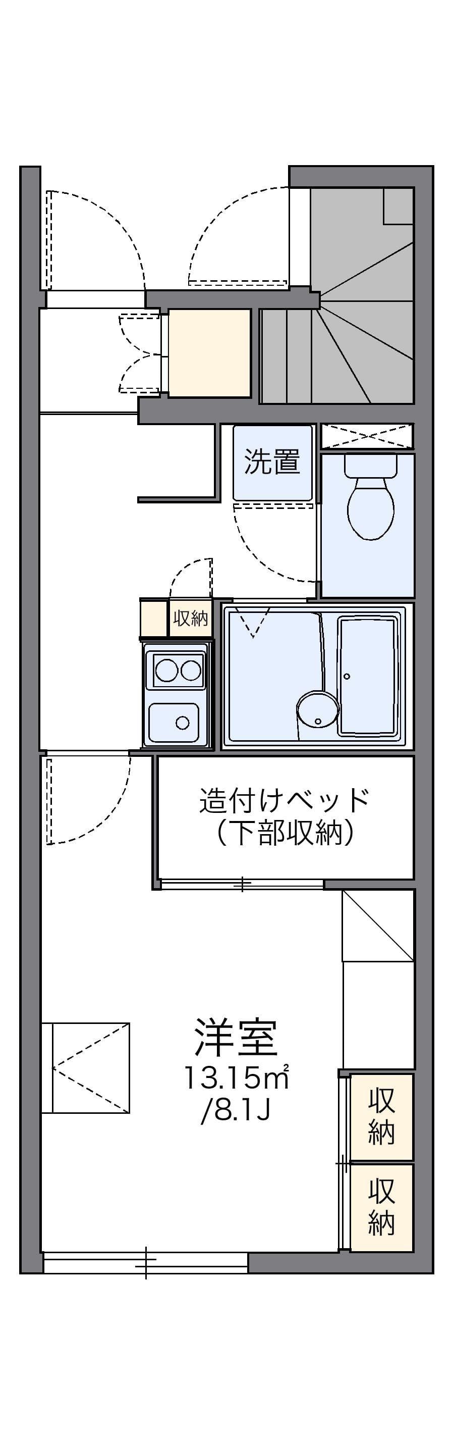 Preview floorplan of leopalace Sun Akitake