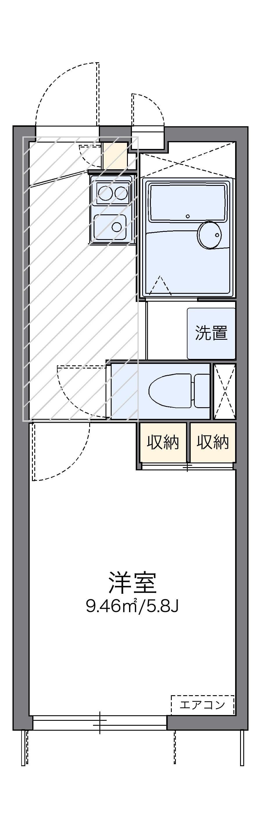 Preview floorplan of leopalace Kamidai Heights