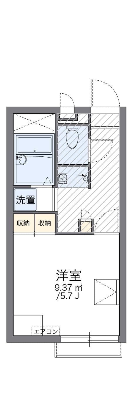 Preview floorplan of leopalace IZUMI