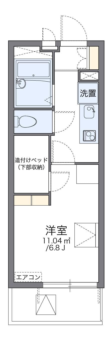 Preview floorplan of leopalace Takumi