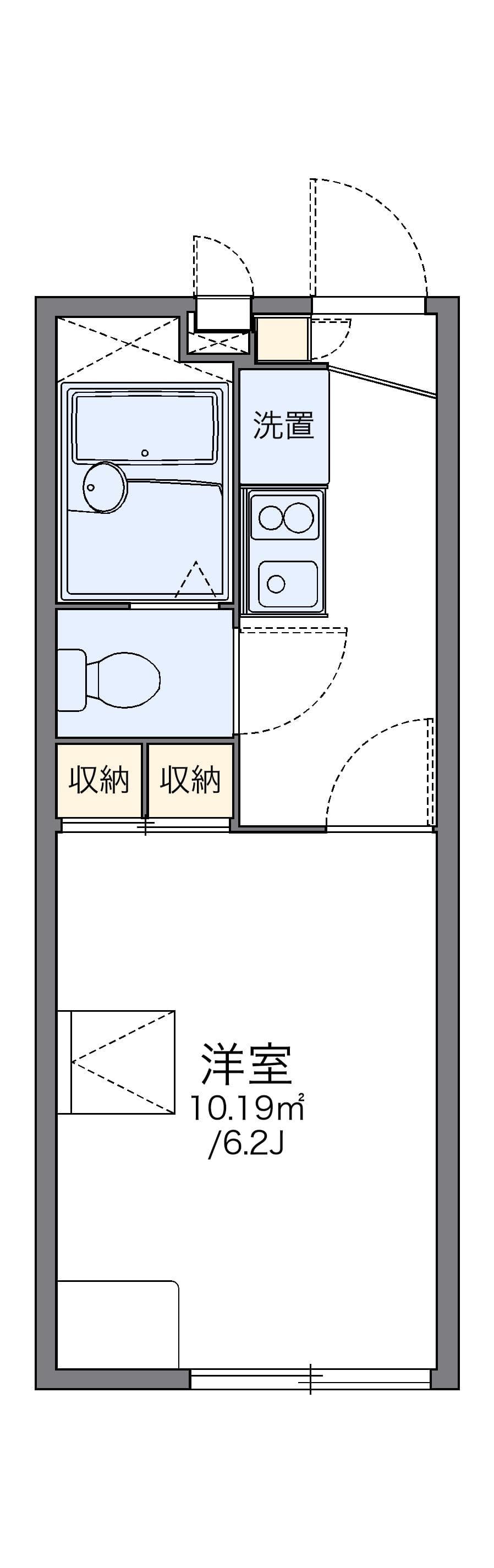 Preview floorplan of leopalace Aoyagi