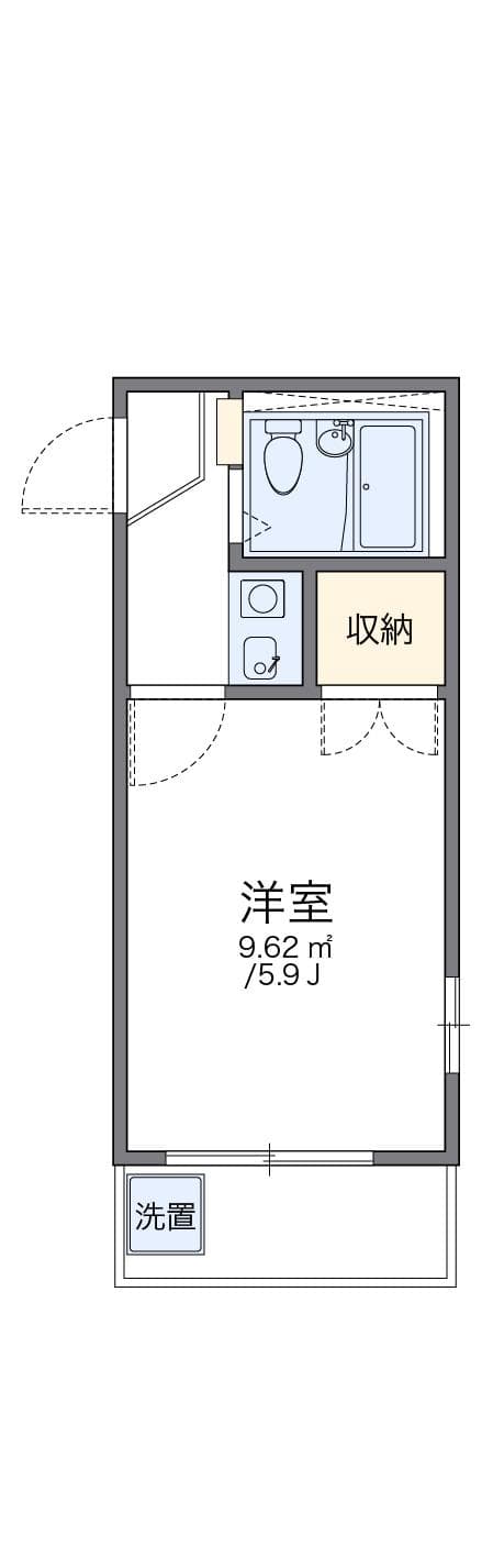 Preview floorplan of leopalace Oji Kouen