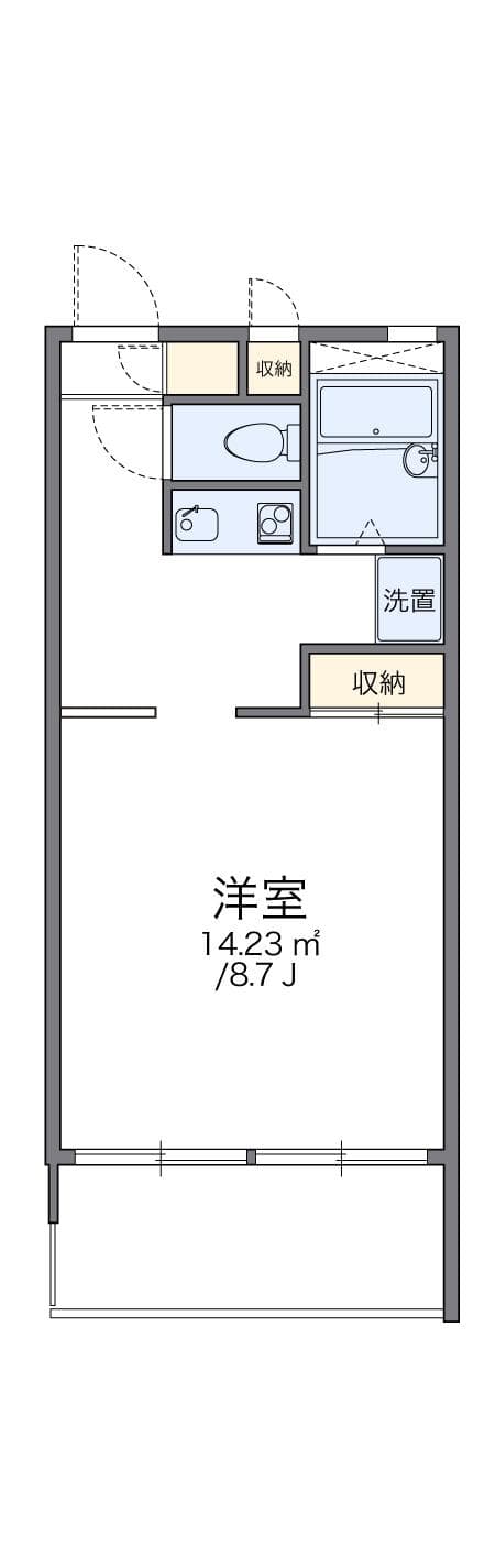 Preview floorplan of leopalace Kashiya